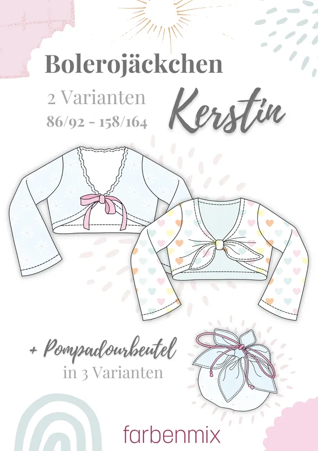 farbenmix-kerstin-bolerojacke-schnittmuster-ebook-gr-86-164 image 1