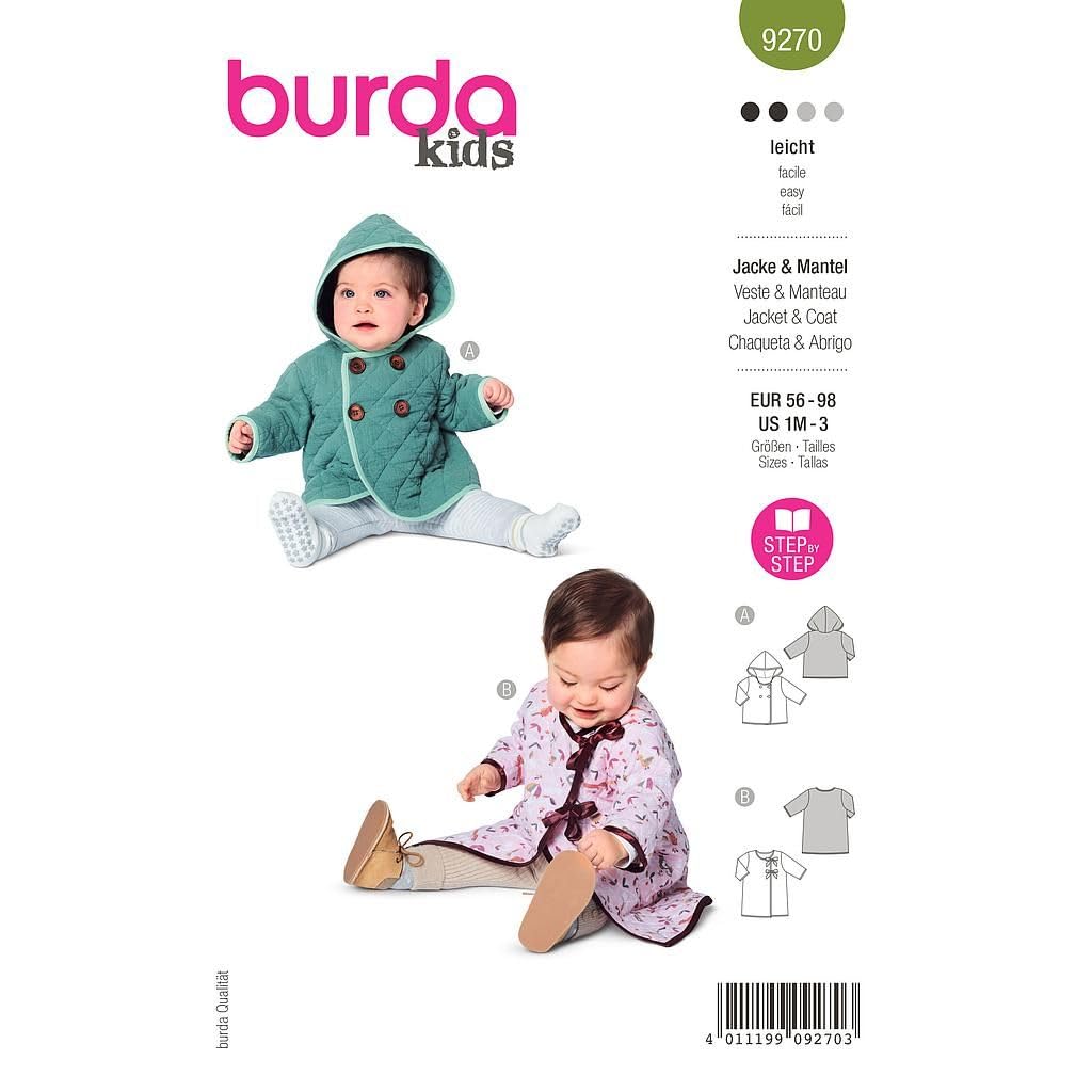burda-style-9270-schnittmuster-jacke-und-mantel-kids-gr-56-98 image 1