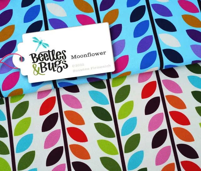 albstoffe-beetles-bugs-moonflower-canvas-bio-meterware image 1