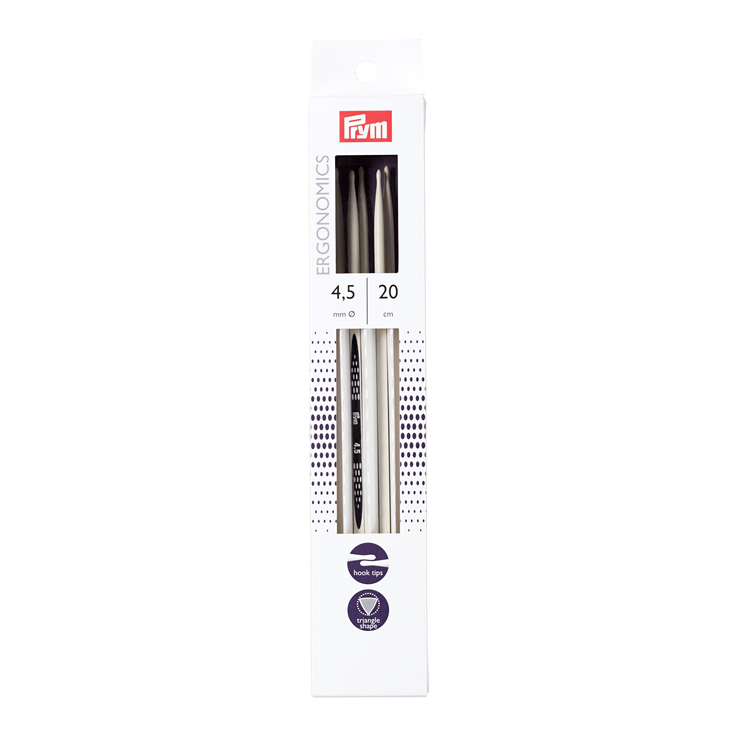 prym-ergonomics-sockenstricknadeln-spiel-20-cm-4-5-mm-5-st-ck image 1