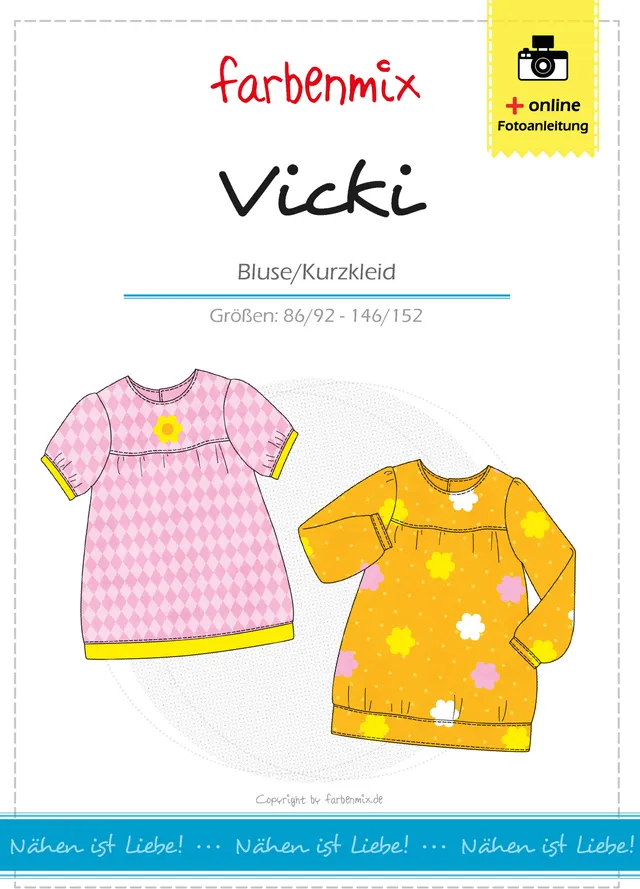 farbenmix-vicki-kinderbluse-tunika-schnittmuster-ebook-gr-86-152 image 1