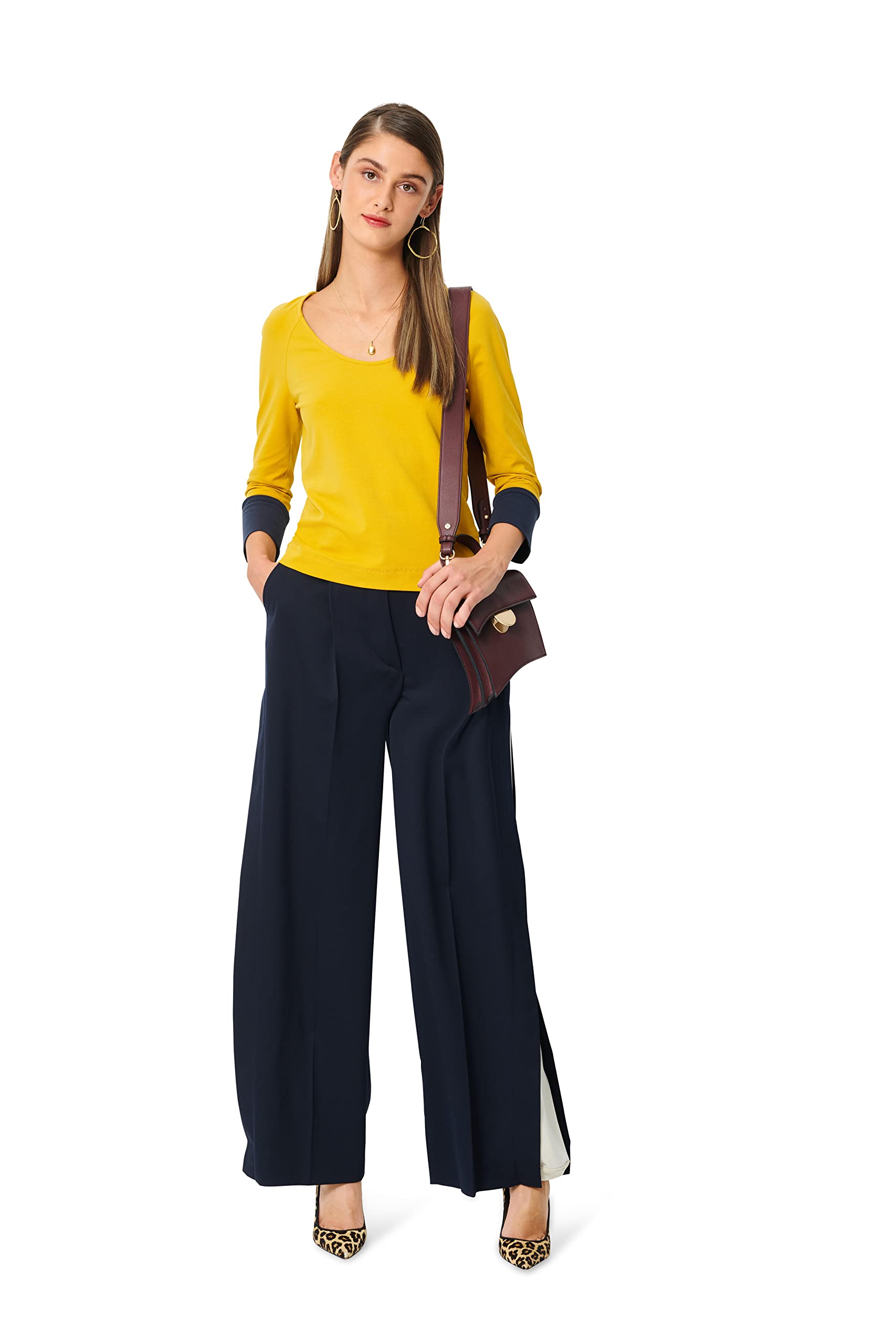 burda-style-5990-schnittmuster-shirt-und-kleid-f-r-damen-gr-34-44 image 2