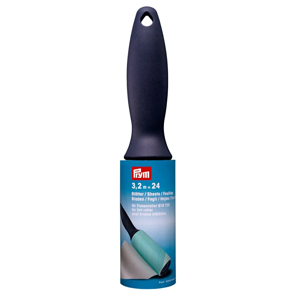prym-flusenroller-24-blatt-3-20-m-wei-blau-fusselroller image 1