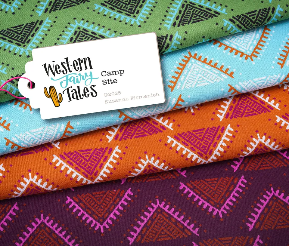 albstoffe-western-fairy-tales-camp-site-bio-jacquard-jersey image 1