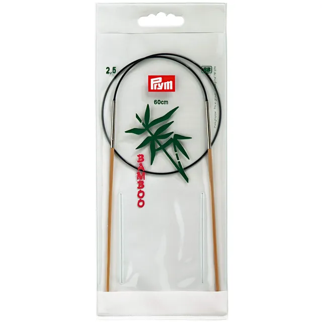 prym-221513-rundstricknadel-60-cm-2-5-mm-bambus-natur image 1