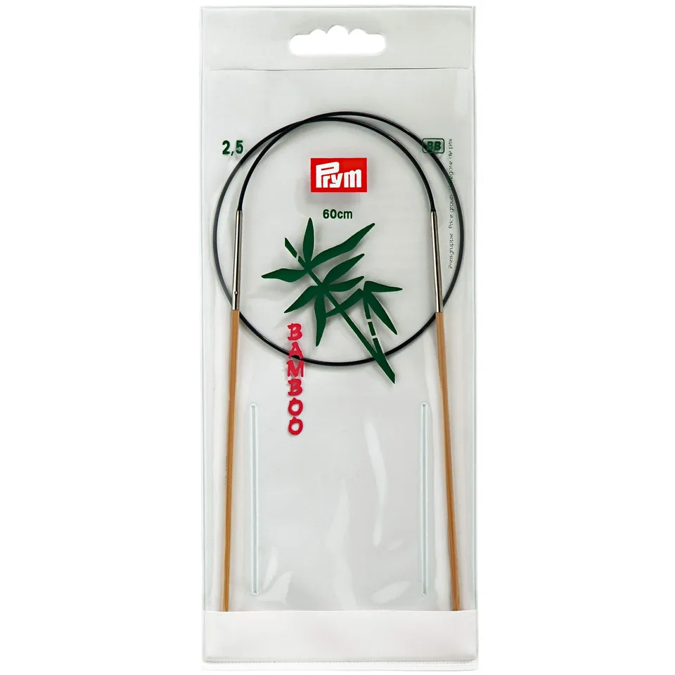 prym-221513-rundstricknadel-60-cm-2-5-mm-bambus-natur image 1