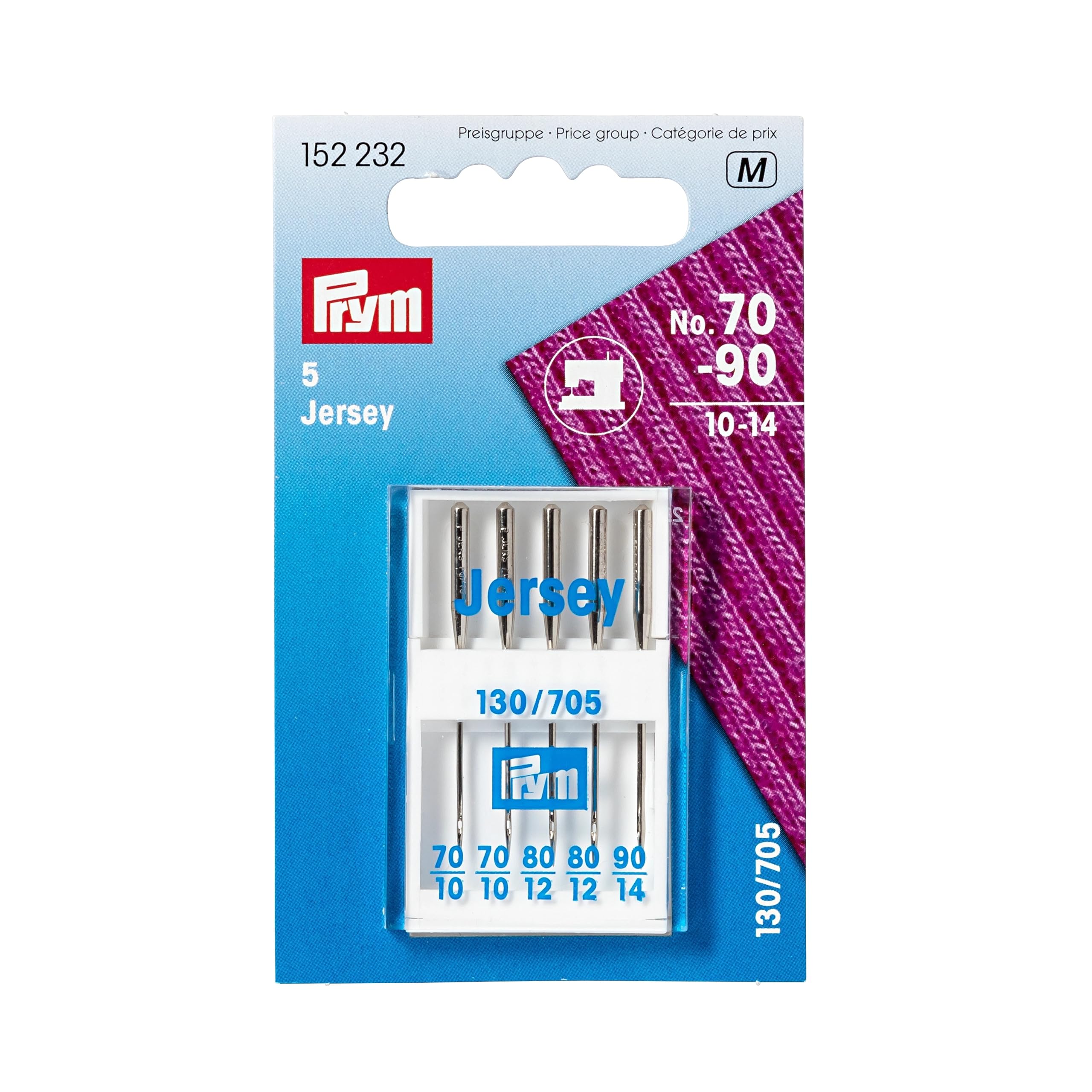 prym-n-hmaschinennadeln-130-705-jersey-70-90 image 1