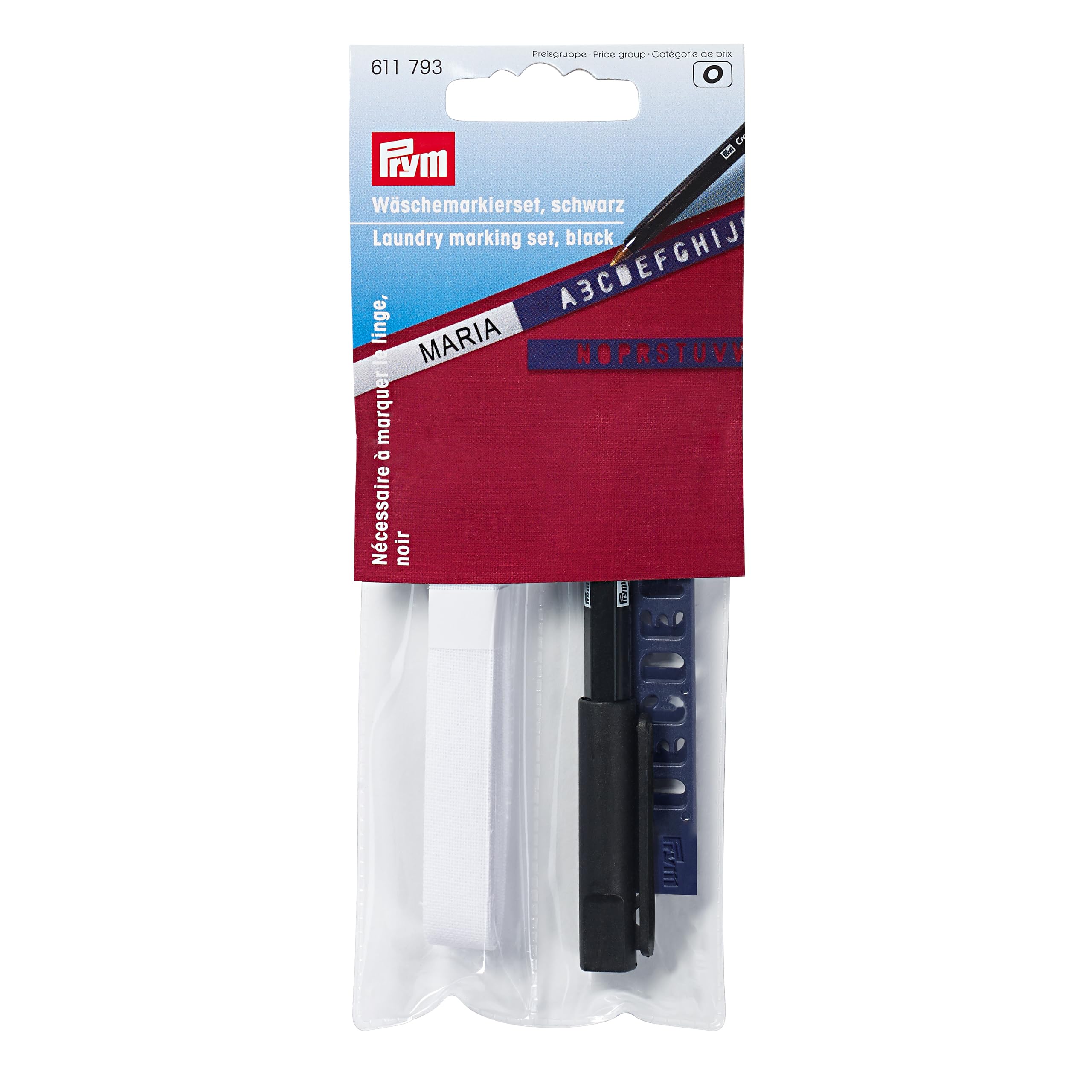 prym-w-schemarkierset-standard-3-m-baumwollband-schwarz image 1