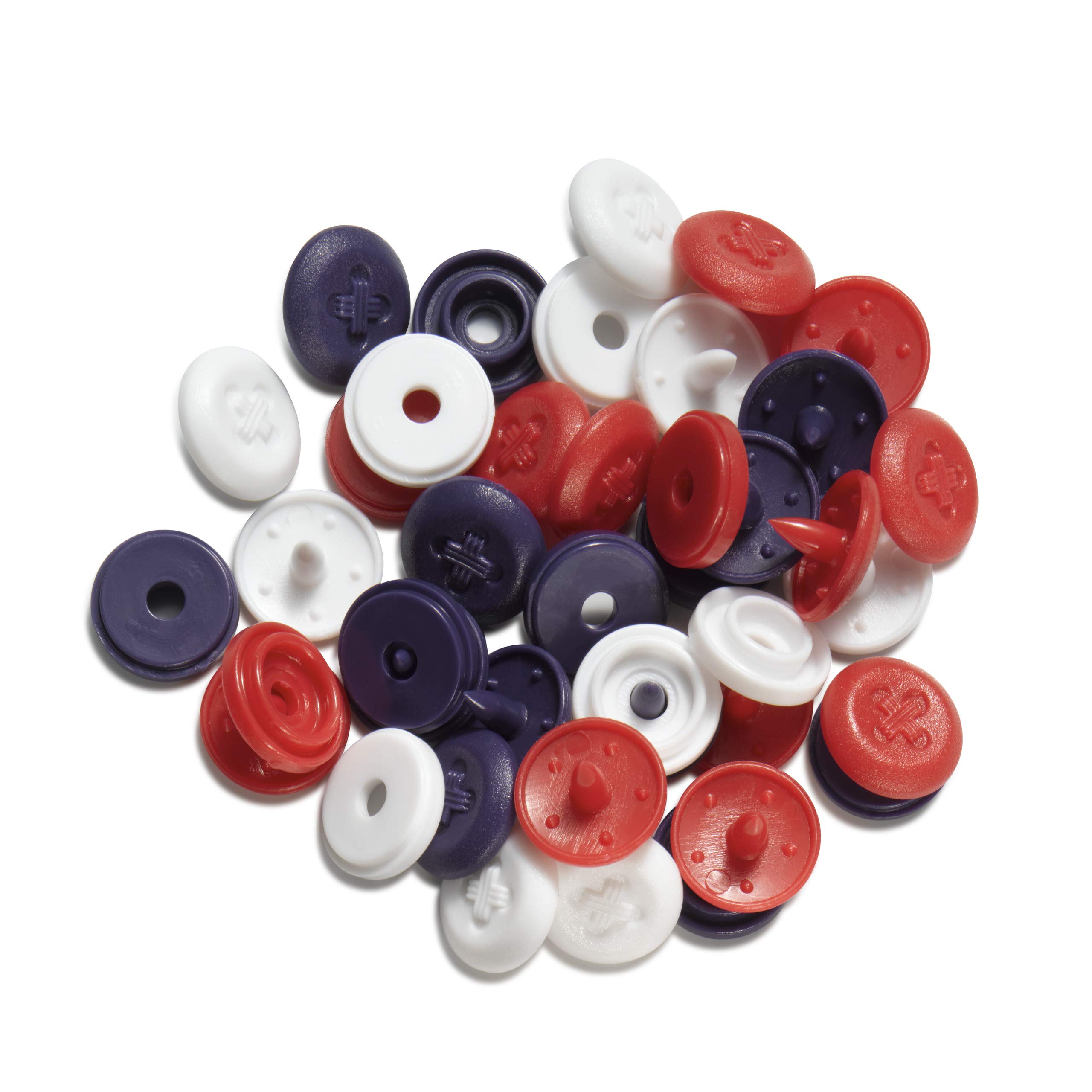 prym-love-color-snaps-mini-druckkn-pfe-wei-rot-marine image 3