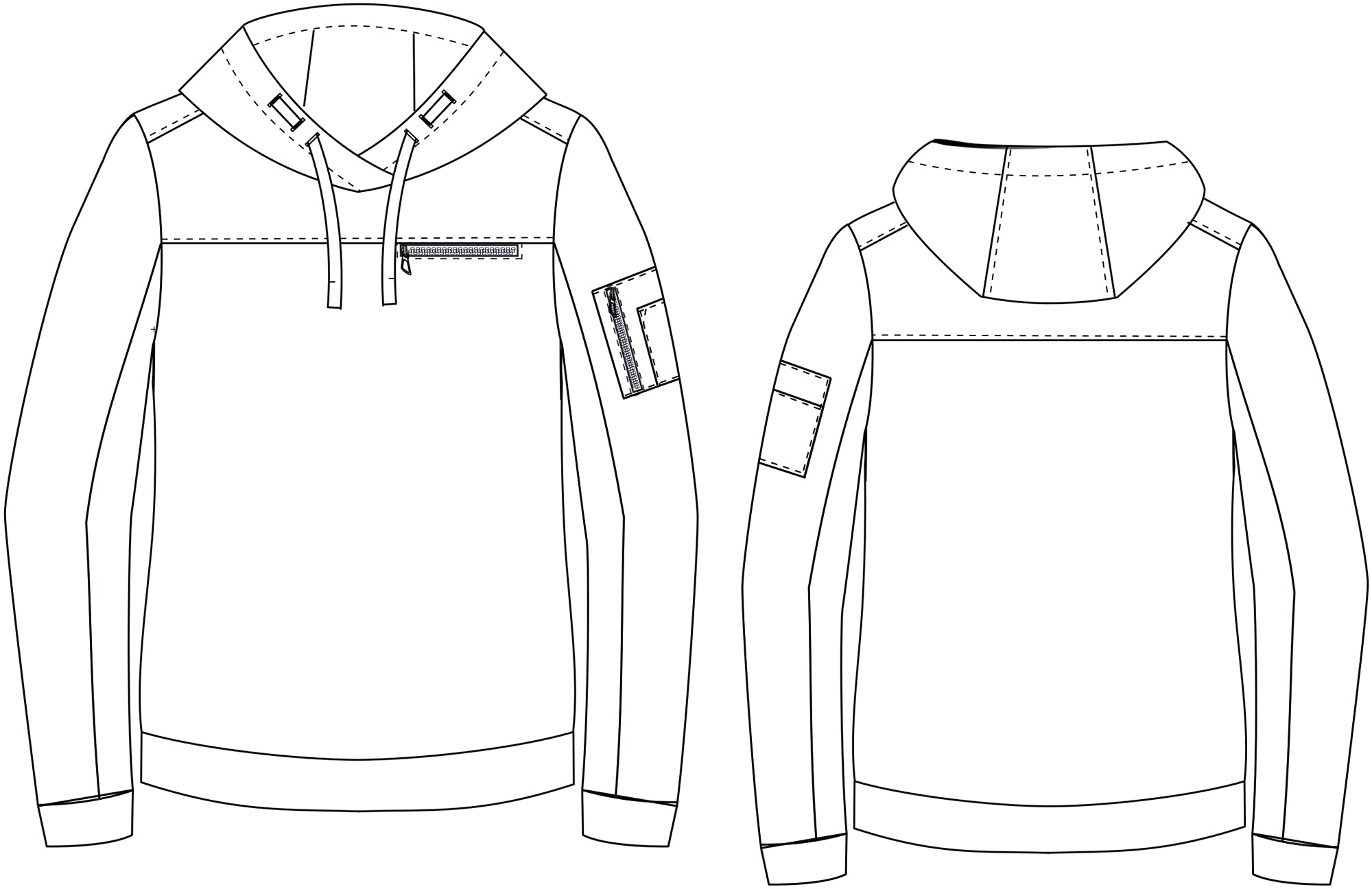 schnittmuster-berlin-hoodie-emilea-damen-kapuzenpulli-schnittmuster-e-book image 2