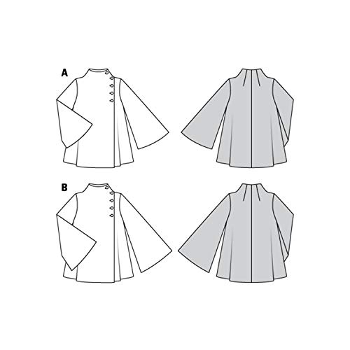 burda-schnittmuster-6275-damen-jacke-cape-jacke-gr-34-44-level-l2 image 8