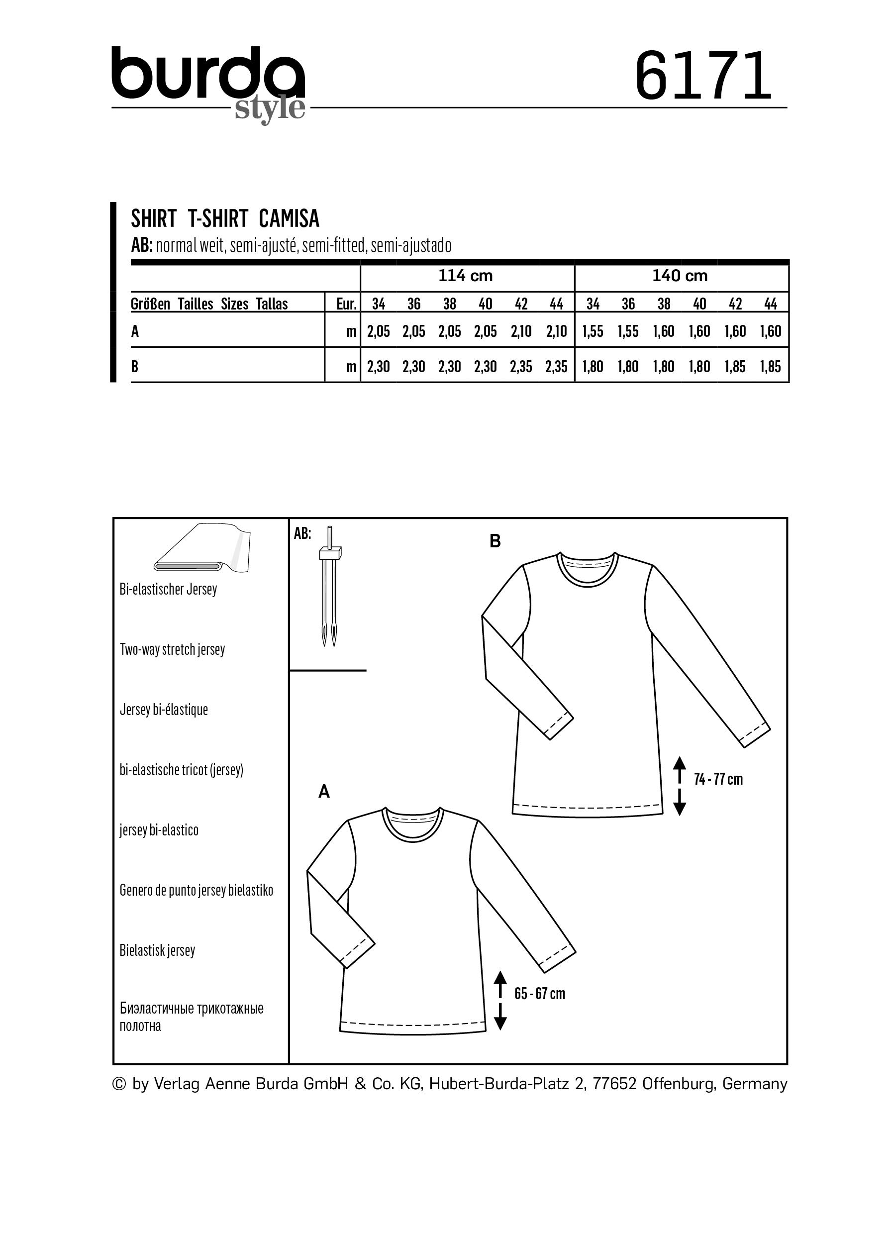 burda-style-6171-schnittmuster-shirt-damen-gr-34-44-level-1-super-easy image 7