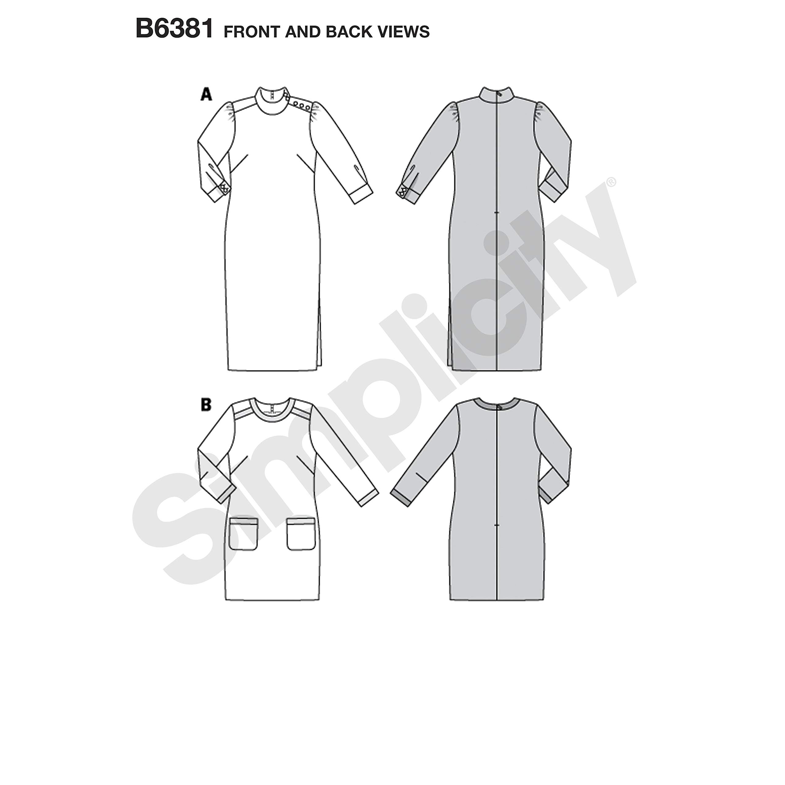 burda-style-6381-kleid-schnittmuster-gr-38-48-retro-80er image 3