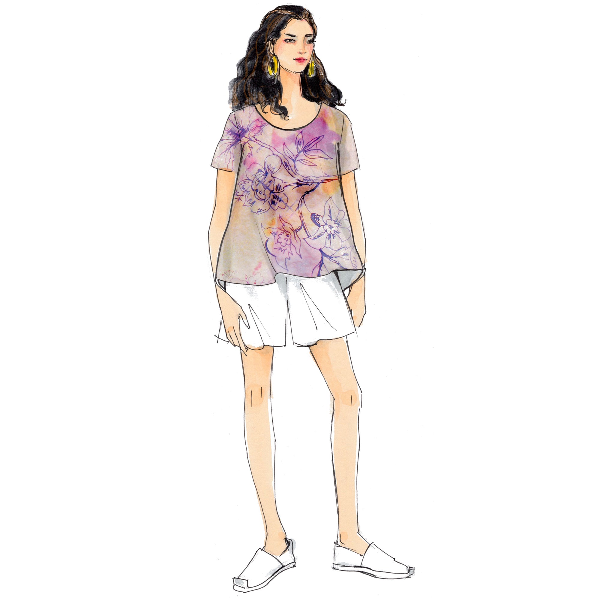 schnittmuster-berlin-t-shirt-k-the-a-linie-shirt-gr-34-50 image 1