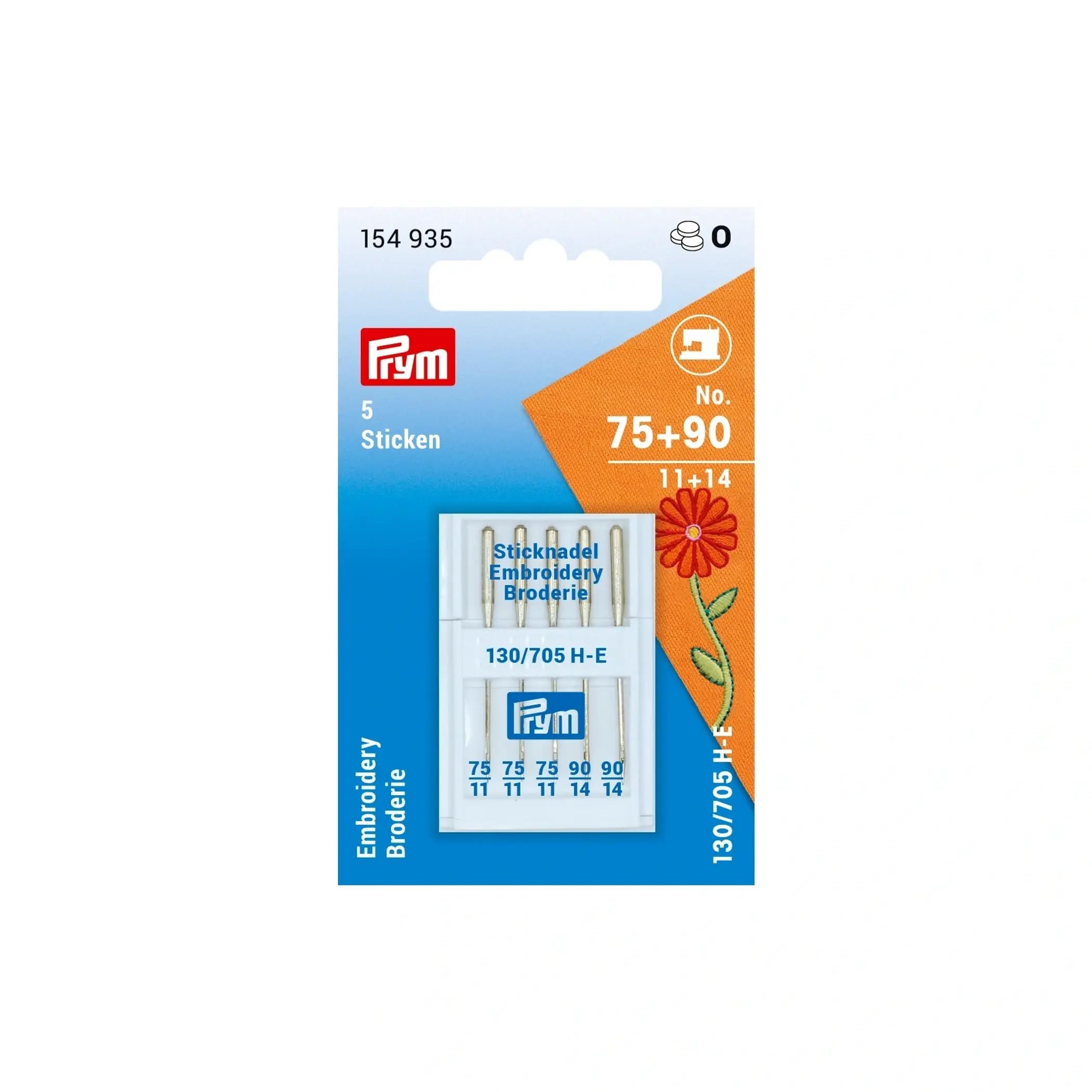 prym-154935-n-hmaschinennadeln-sticken-no-75-90-5er-pack image 1
