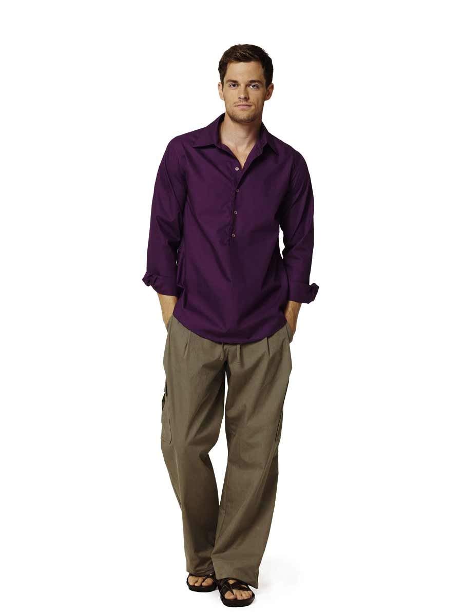 burda-style-7525-herren-hemd-papierschnittmuster-gr-44-54 image 1