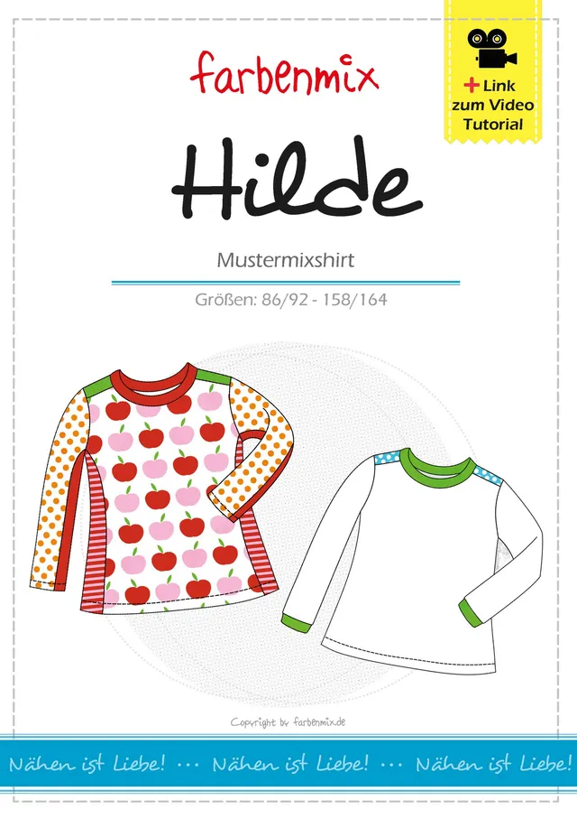 farbenmix-hilde-kindershirt-schnittmuster-ebook-gr-86-164 image 1