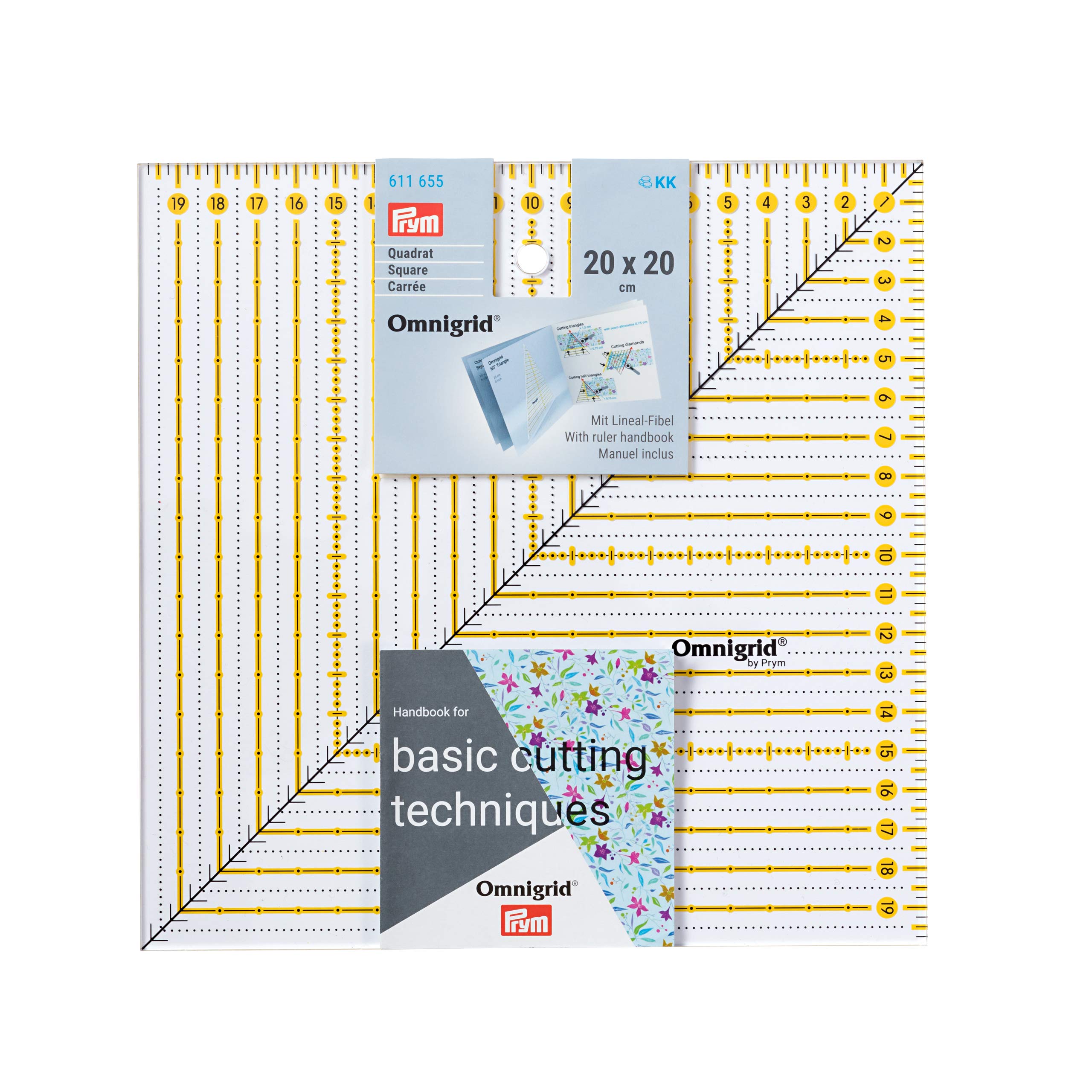prym-611655-omnigrid-patchwork-lineal-square-20-x-20-cm image 1