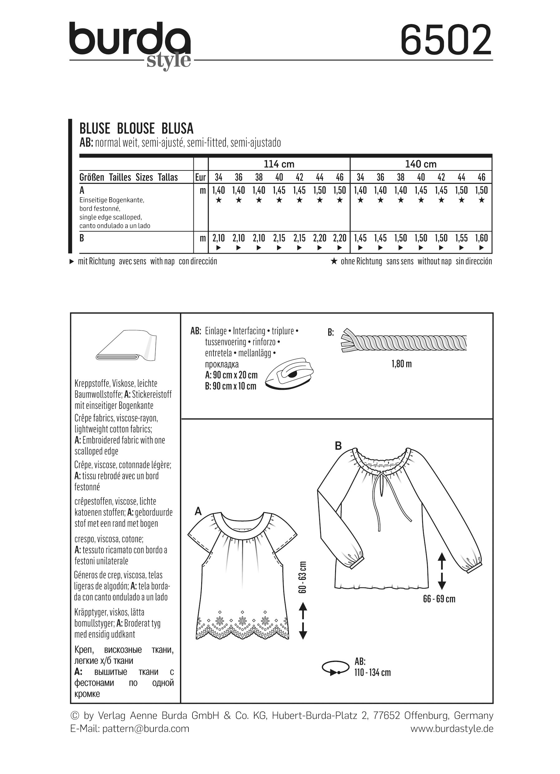 burda-style-b6502-schnittmuster-damenblusen-gr-34-46 image 4