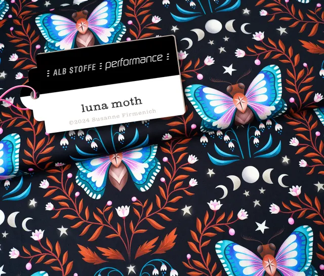 albstoffe-performance-luna-moth-black-activewear-stoff-meterware image 1