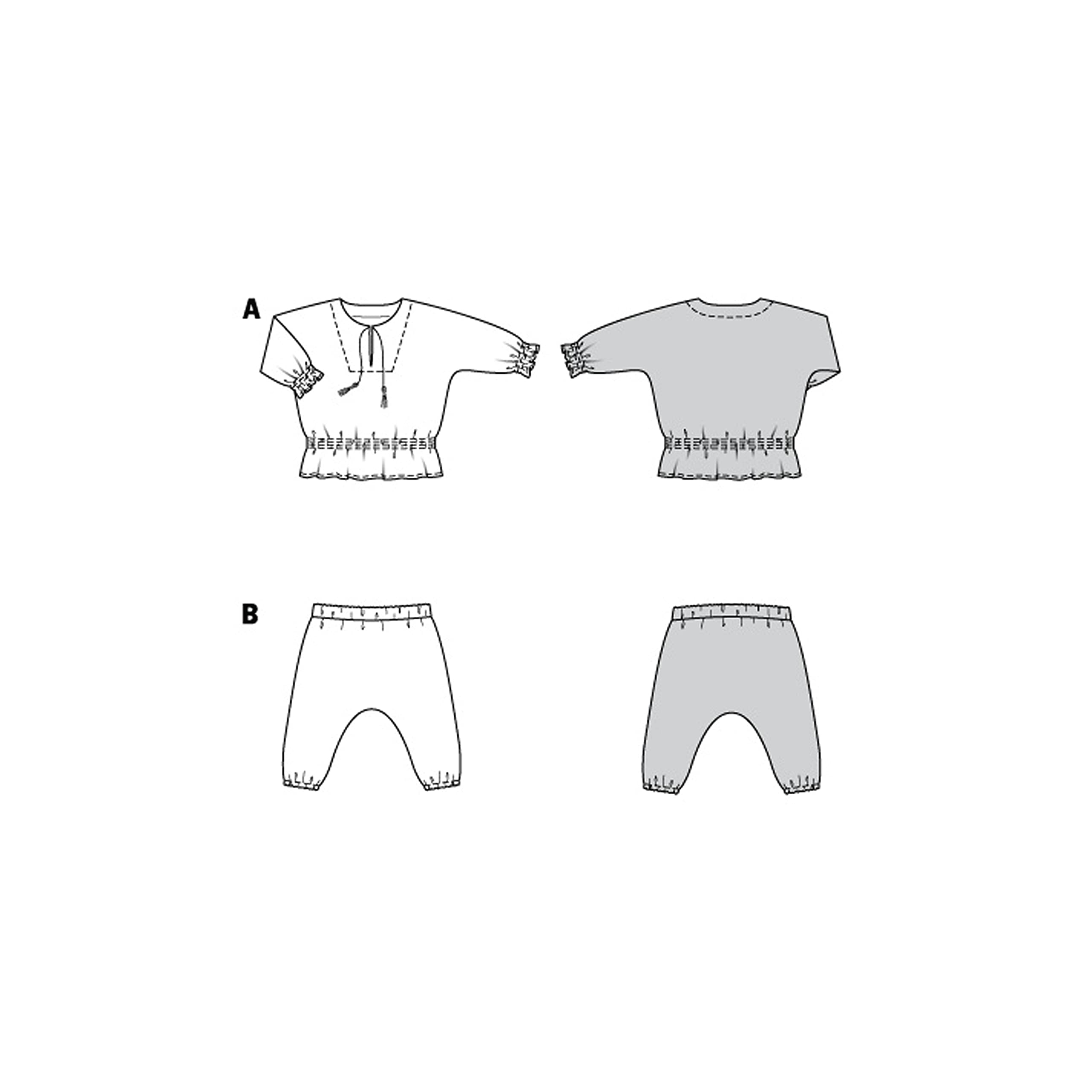 burda-style-9278-schnittmuster-shirt-und-hose-kids-gr-56-86-level-2-leicht image 5