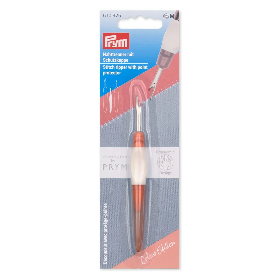 prym-prym-ergonomics-nahttrenner-klein-aprikose-mit-kugelspitze image 1