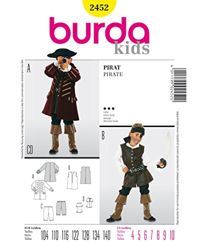 burda-style-2452-schnittmuster-piratenkost-m-kids-gr-104-140 image 4