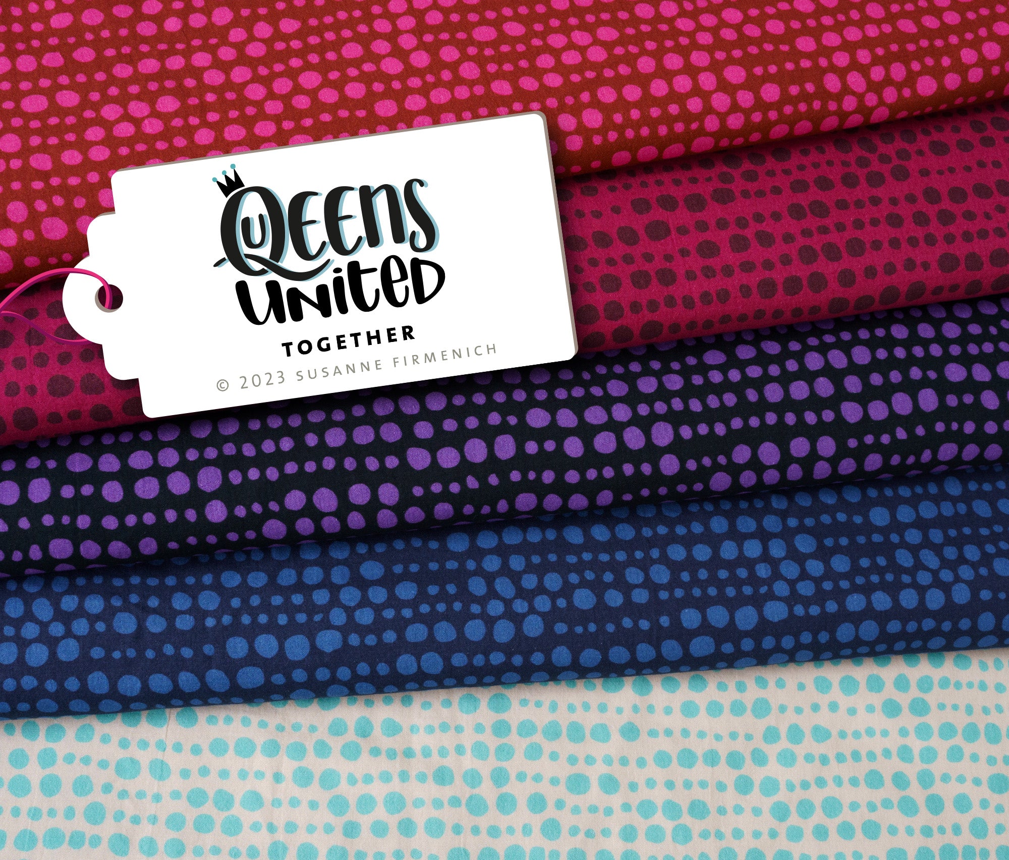 albstoffe-queens-united-together-double-gauze-musselin-meterware image 1