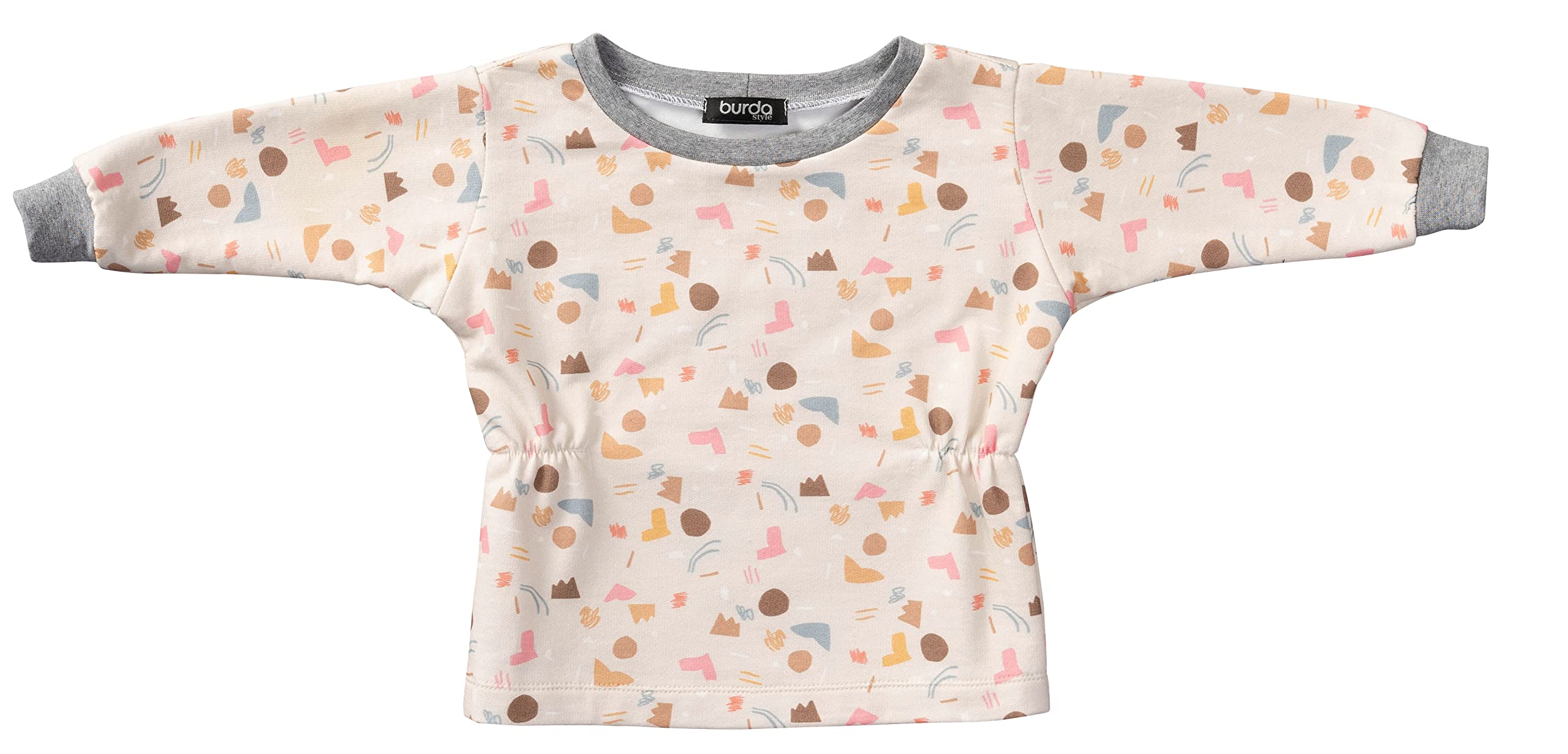 burda-style-9273-schnittmuster-shirt-und-kleid-kids-gr-68-98-papierschnittmuster image 3