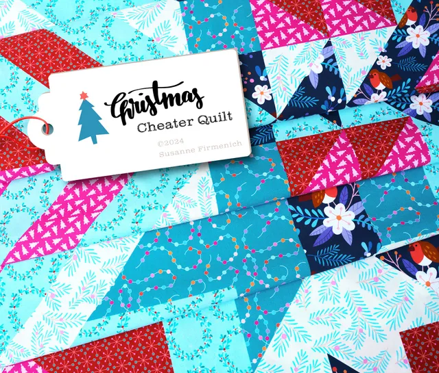 albstoffe-christmas-cheater-quilt-canvas-bio-canvas-panel-150x200cm image 1