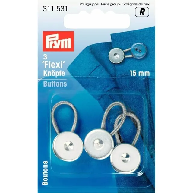 prym-311531-flexi-kn-pfe-mit-schlaufe-15-mm-silber-3-st-ck image 1