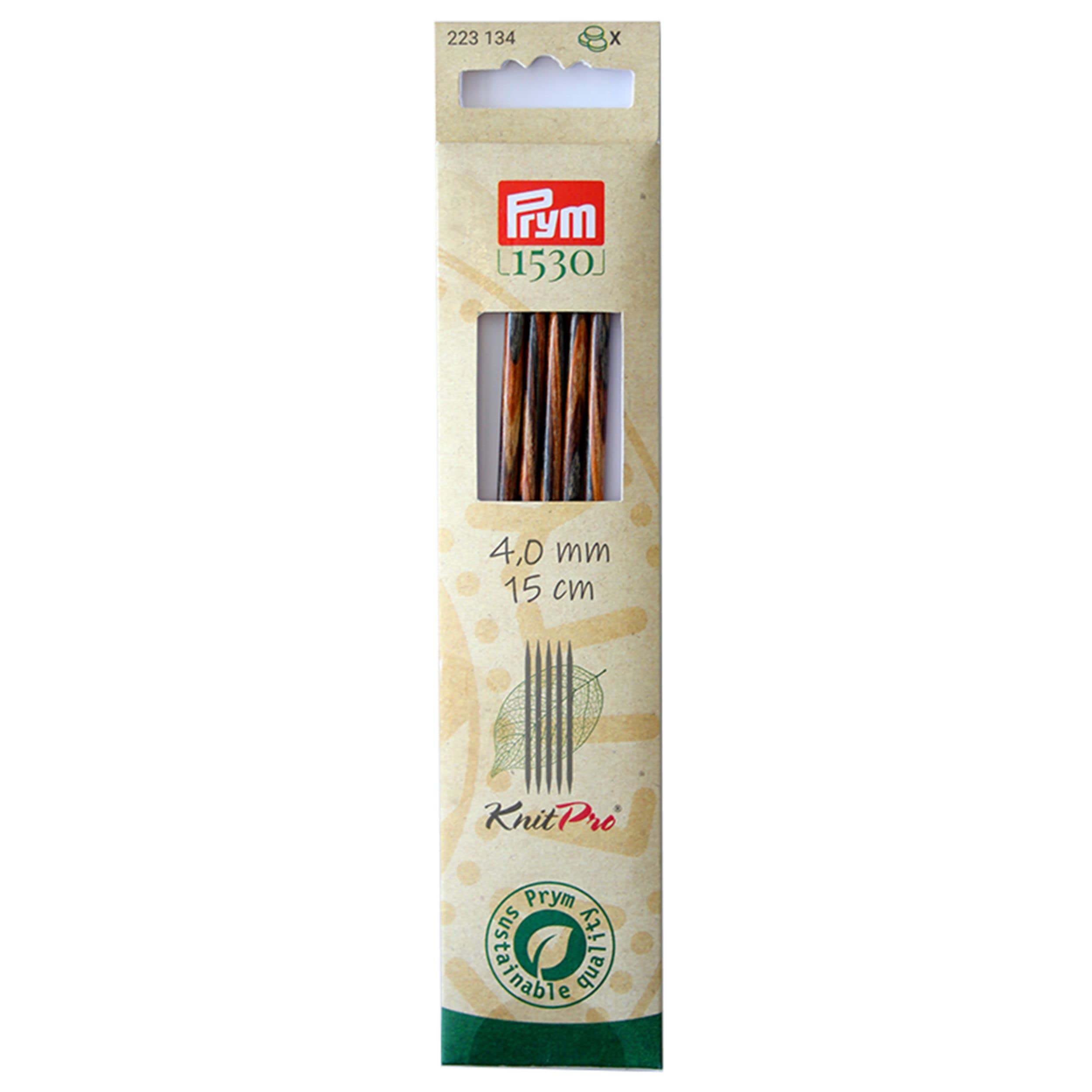 prym-223134-strumpfstricknadeln-natural-holz-15-cm-4-00-mm image 1