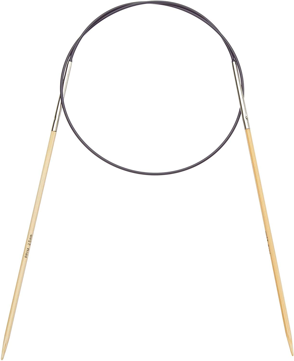 prym-221513-rundstricknadel-60-cm-2-5-mm-bambus-natur image 2