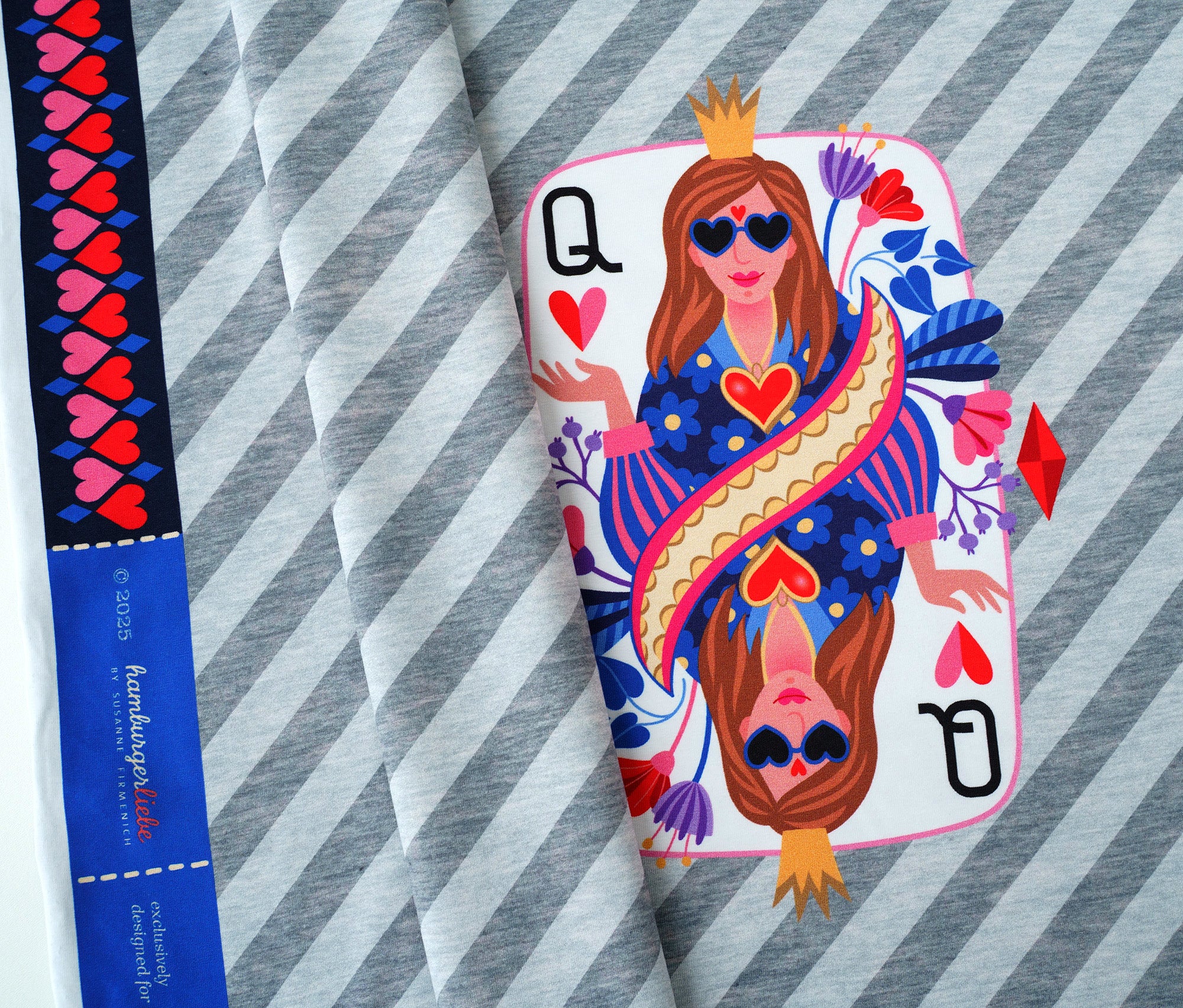 albstoffe-queen-of-hearts-panel-sweat-bio-meterware image 2