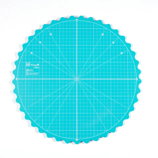 prym-love-drehbare-schneideunterlage-rund-35-cm-mint image 1