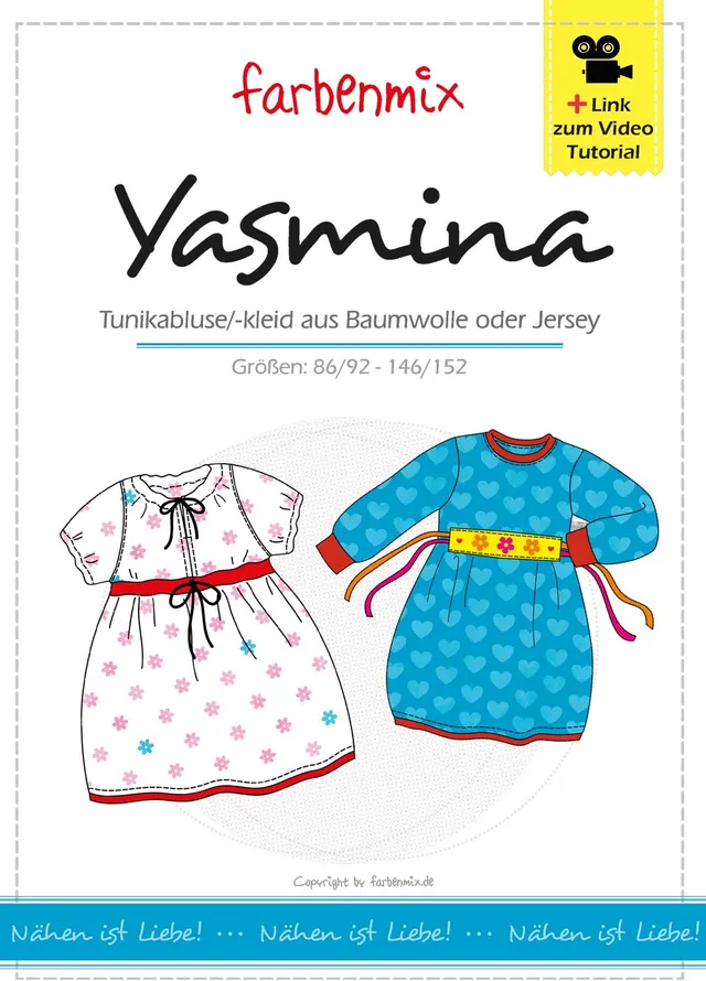 farbenmix-yasmina-tunikabluse-schnittmuster-ebook image 1