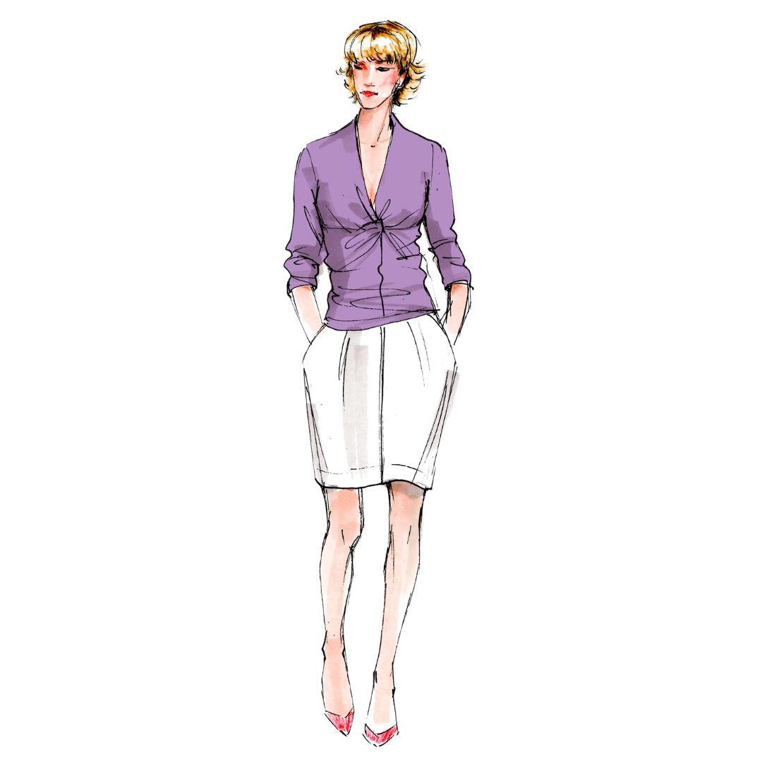 schnittmuster-berlin-knot-shirt-edda-damen-jerseyshirt-ebook image 1