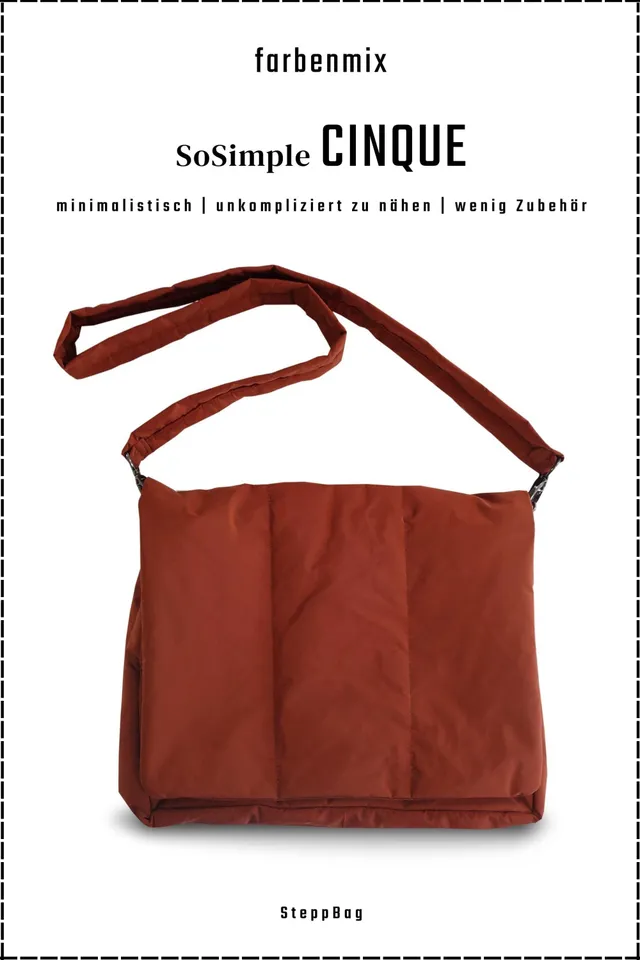 farbenmix-sosimple-steppbag-cinque-umh-ngetasche-ebook image 1