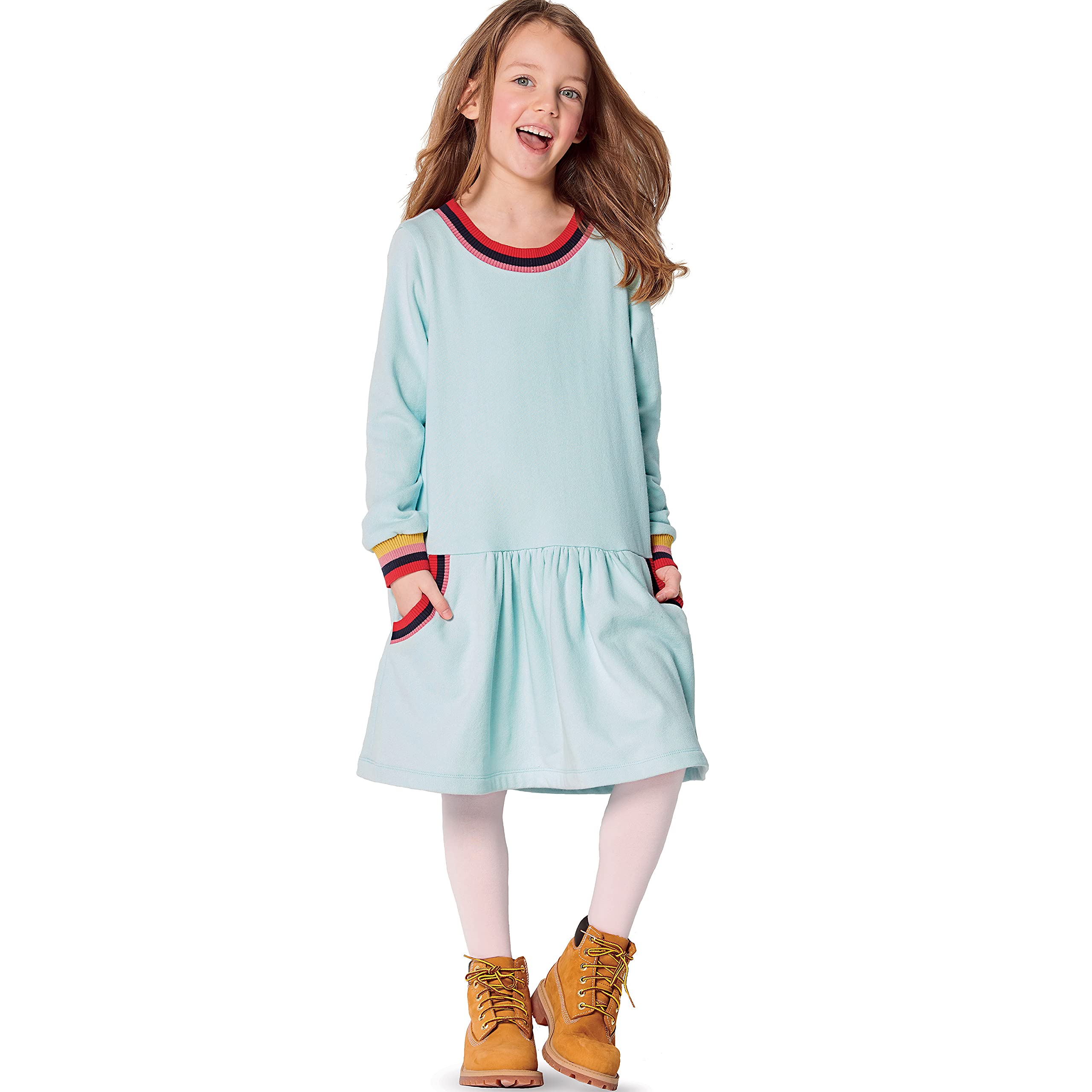 burda-style-9286-schnittmuster-m-dchen-kleider-mit-taschen image 4