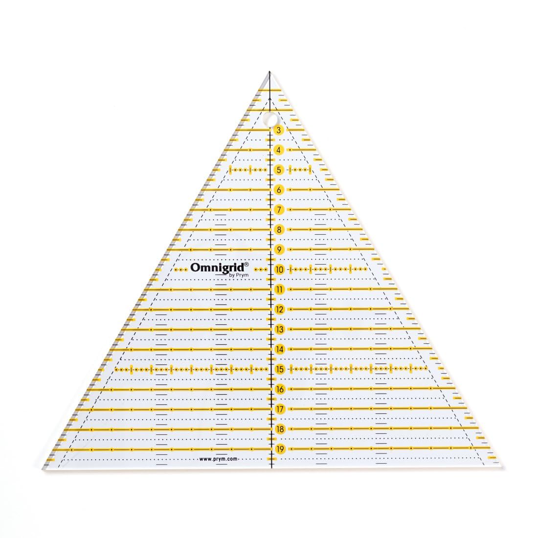 prym-611656-omnigrid-patchwork-dreieck-60-grad-20-cm-speziallineal-transparent image 2