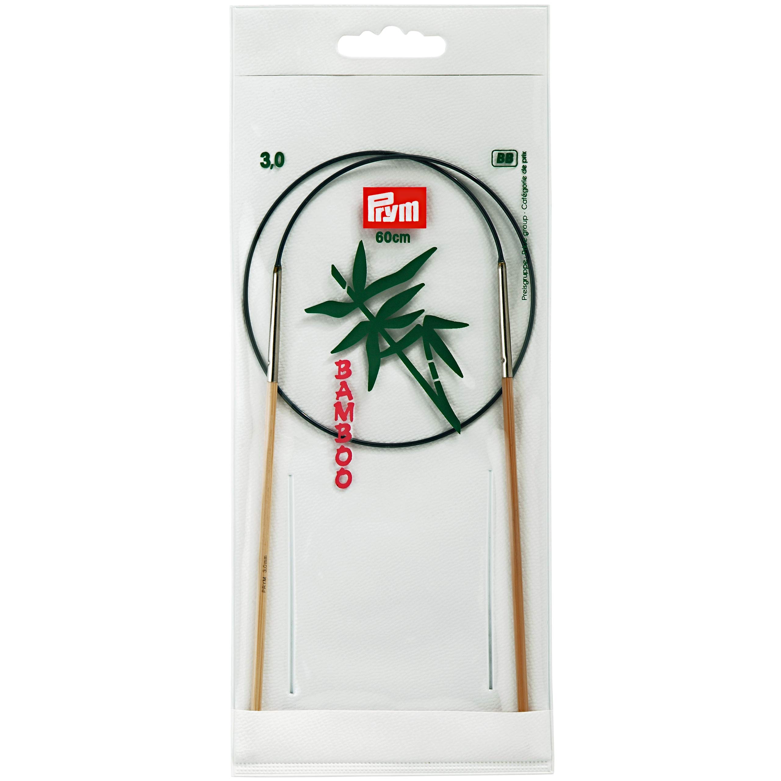 prym-221514-rundstricknadeln-60-cm-3-00-mm-bambus image 1