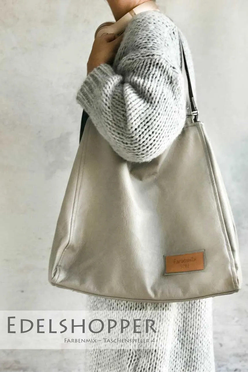 farbenmix-edelshopper-shoppingbag-taschen-schnittmuster-ebook image 1