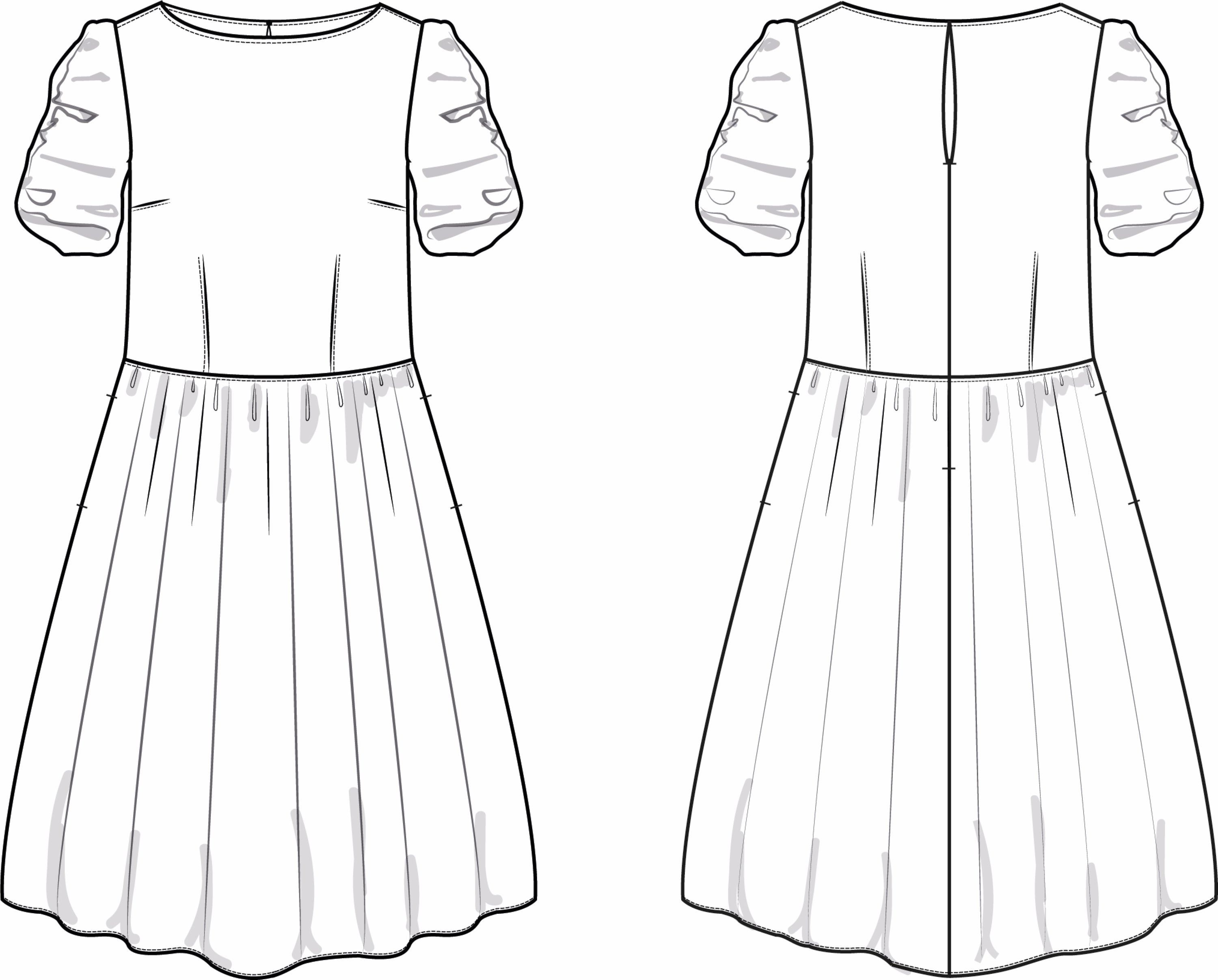 schnittmuster-berlin-kleid-wolke-damenkleid-knielang-ebook image 2