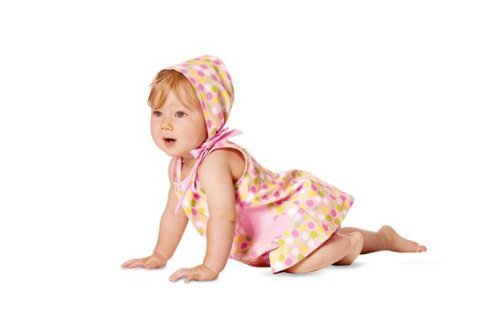 burda-style-baby-kleid-mit-h-schen-oder-overall-papierschnittmuster-gr-56-80 image 4