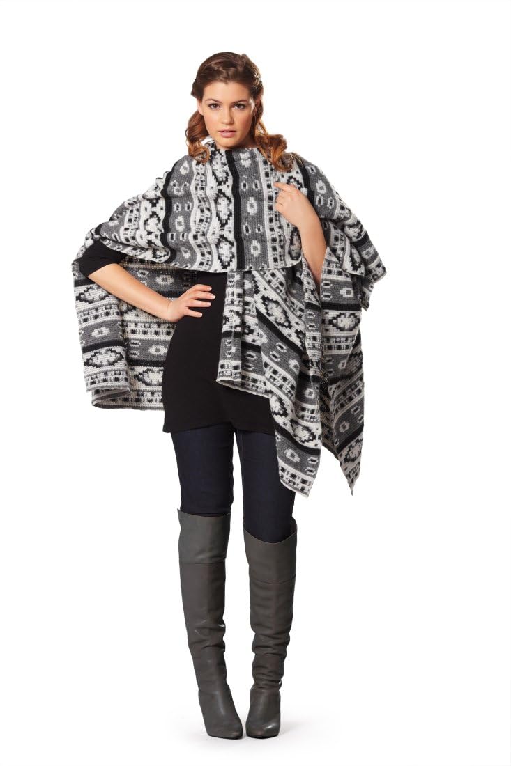 burda-young-7313-damen-cape-schnittmuster-gr-36-48-aus-strick-fake-fur image 6
