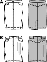 burda-style-schnittmuster-6769-damen-rock-jeans-optik-gr-36-46 image 8
