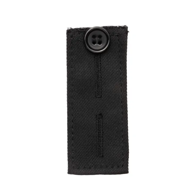 prym-417610-bunderweiterung-mit-knopf-schwarz-80-x-35-mm image 1