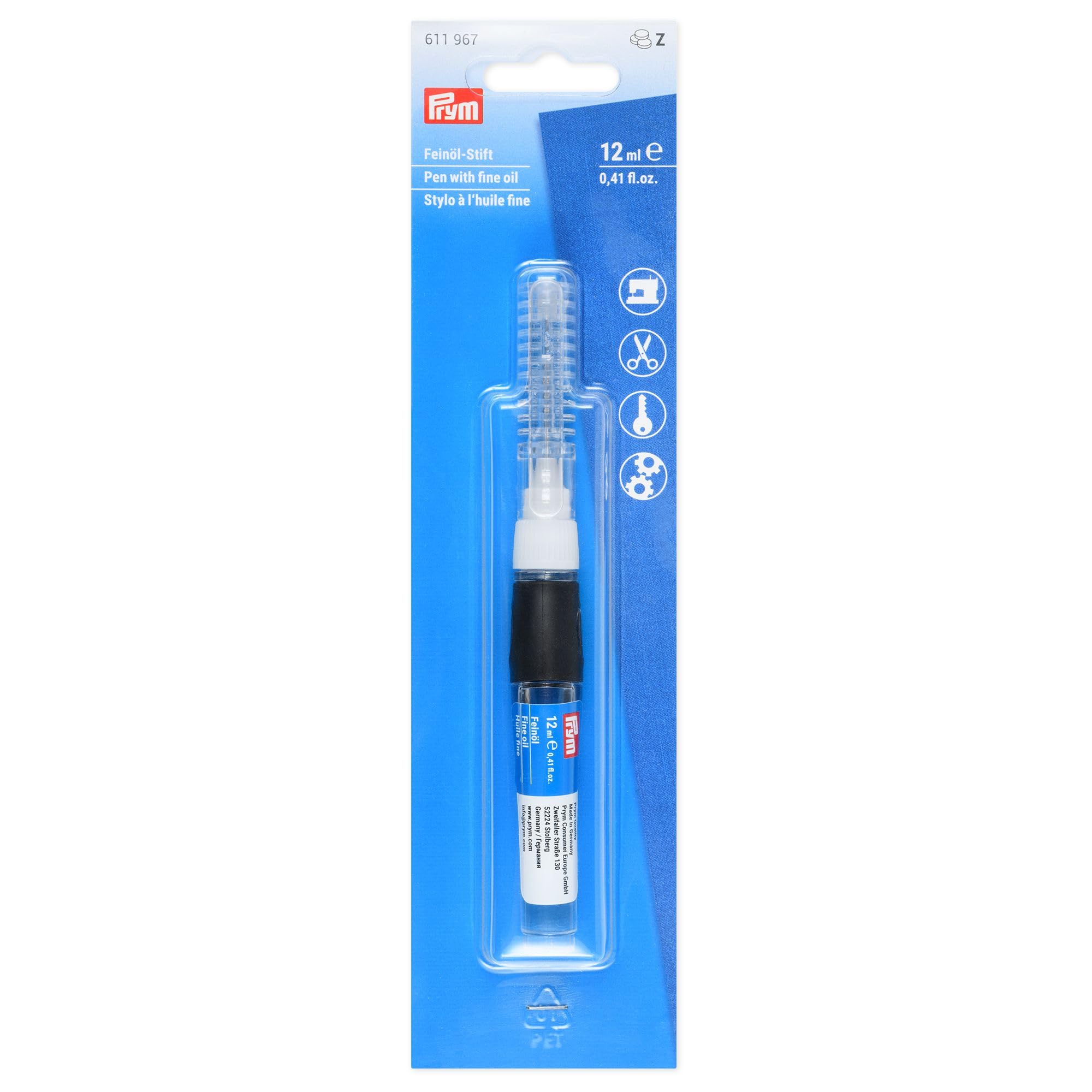 prym-611967-fein-l-stift-12-ml-pr-zisions-l-f-r-n-h-stickmaschinen image 2