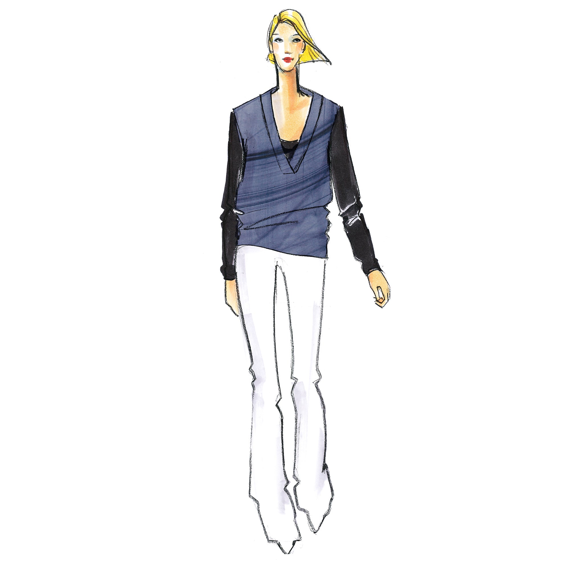 schnittmuster-berlin-langarmshirt-luna-gr-34-50-anf-nger image 1