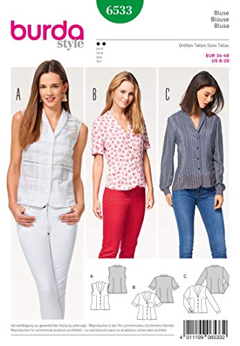 burda-style-schnittmuster-6533-damen-bluse-mit-schalkragen-gr-34-46 image 7